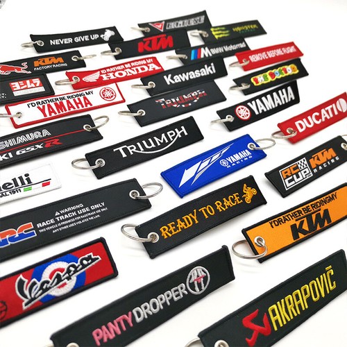 Portachiavi stile tag corsa