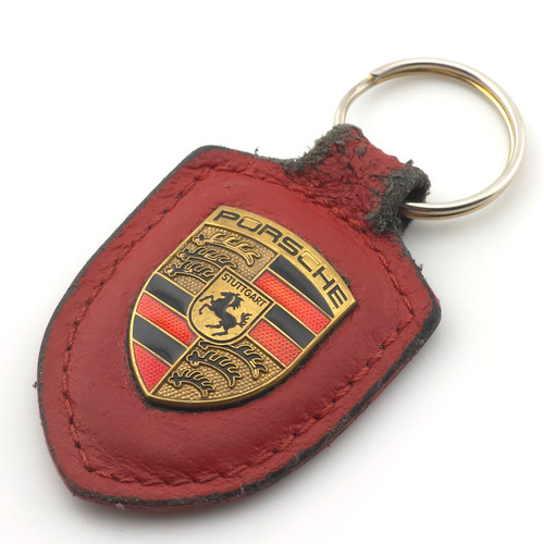Vintage porsche crest red - vintage,