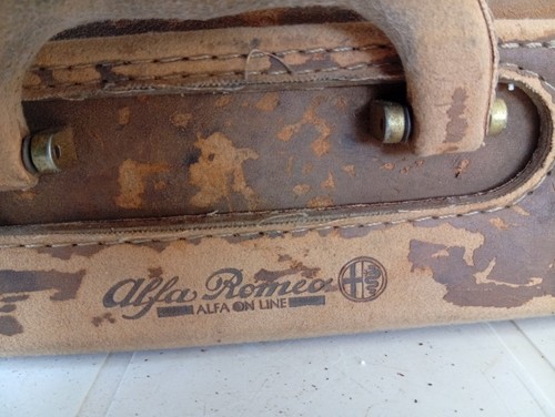 Valigetta vintage alfa - alfa, romeo